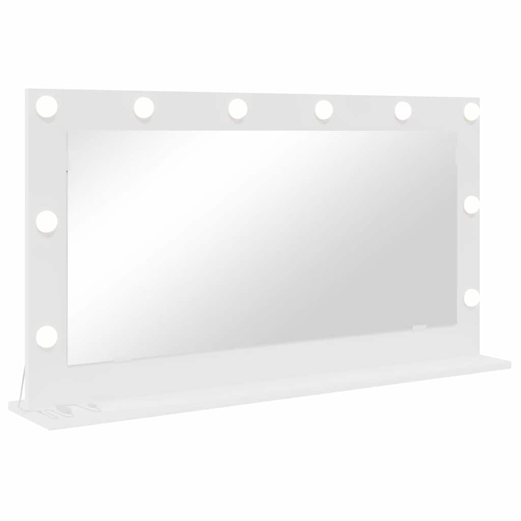 Espelho de Vaidade Branco 100 x 55 x 18 cm Retangular — foto 2