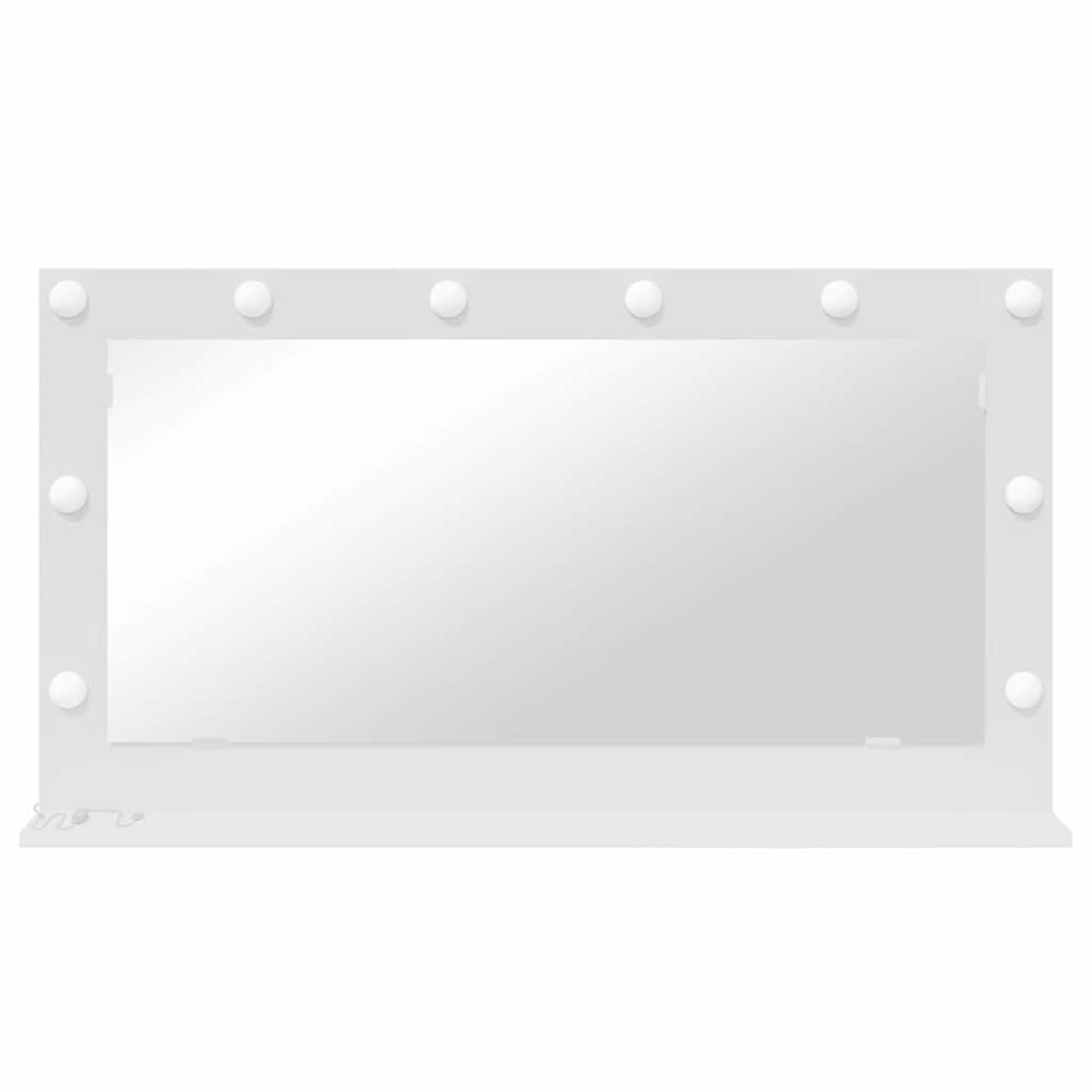 Espelho de Vaidade Branco 100 x 55 x 18 cm Retangular — foto 4