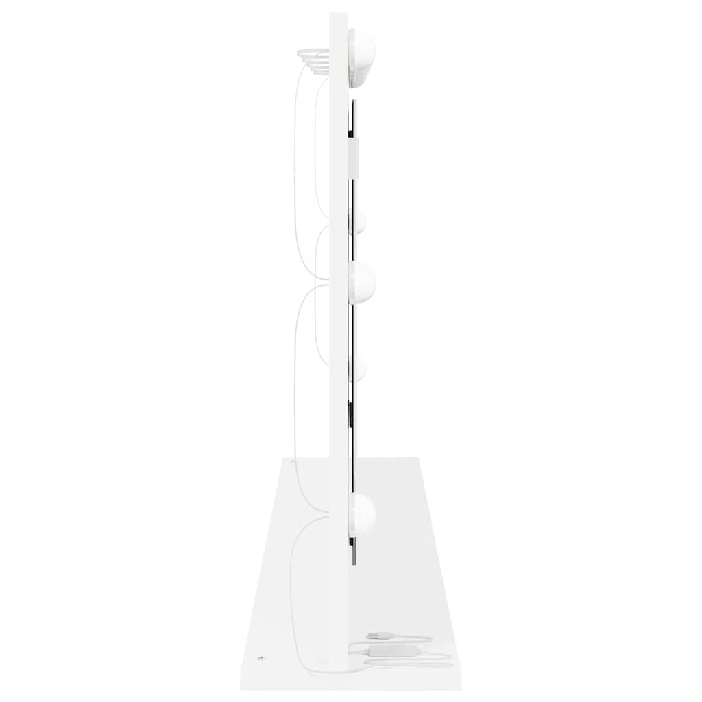Espelho de Vaidade Branco 100 x 55 x 18 cm Retangular — foto 5