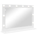 Espelho de Vaidade Branco 80 x 15 x 18 cm Retangular — foto 2