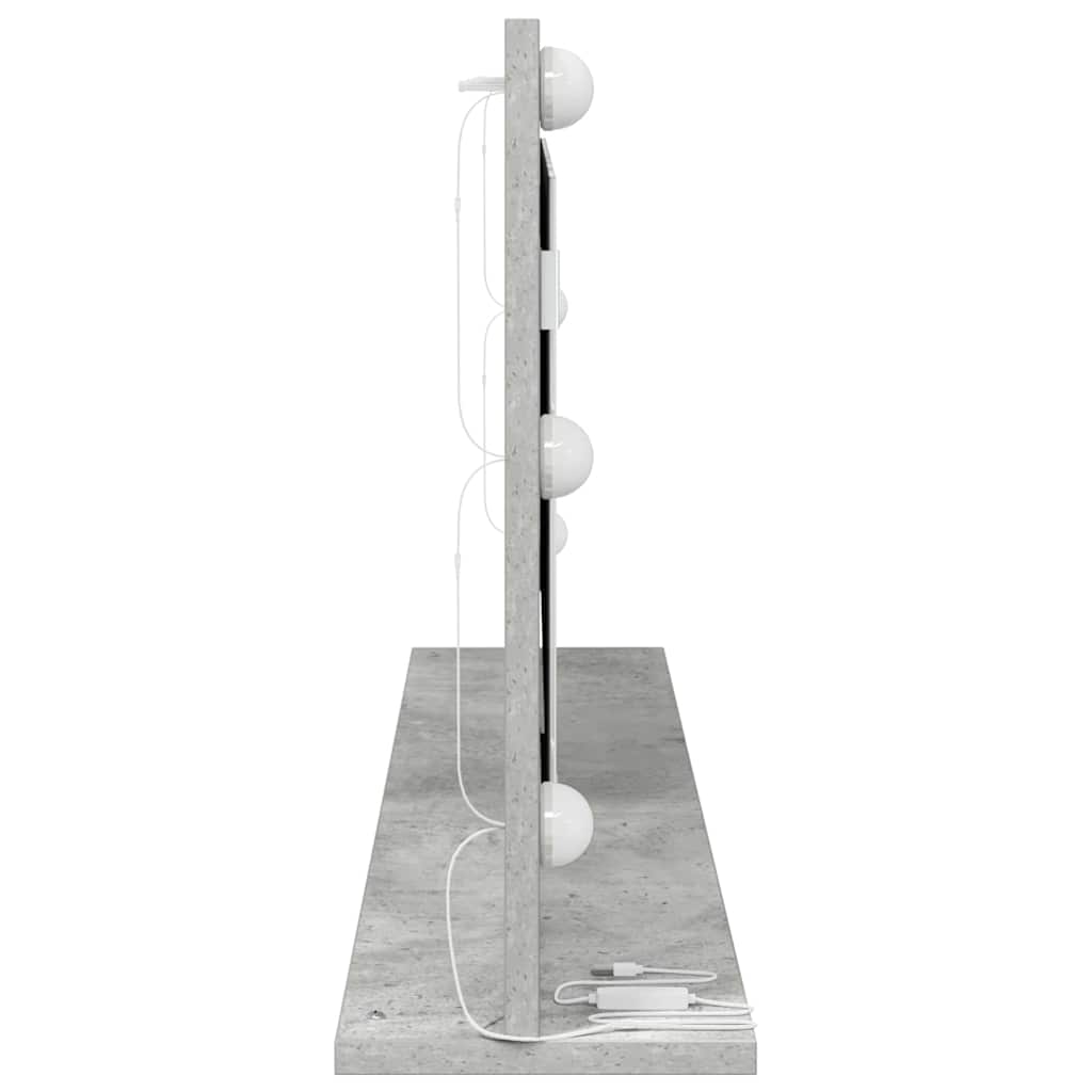 Espelho de Vaidade Cinzento 100 x 45 x 18 cm Retangular — foto 5