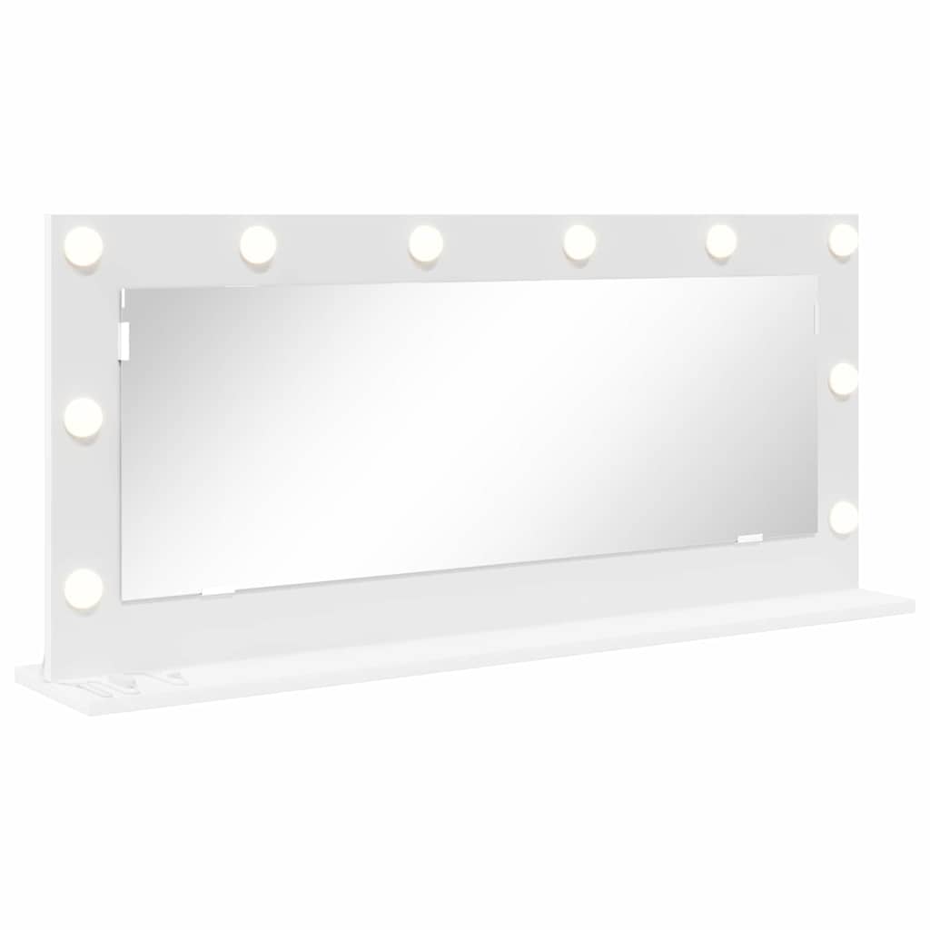 Espelho de Vaidade Retangular Branco 100 x 45 x 18 cm — foto 2