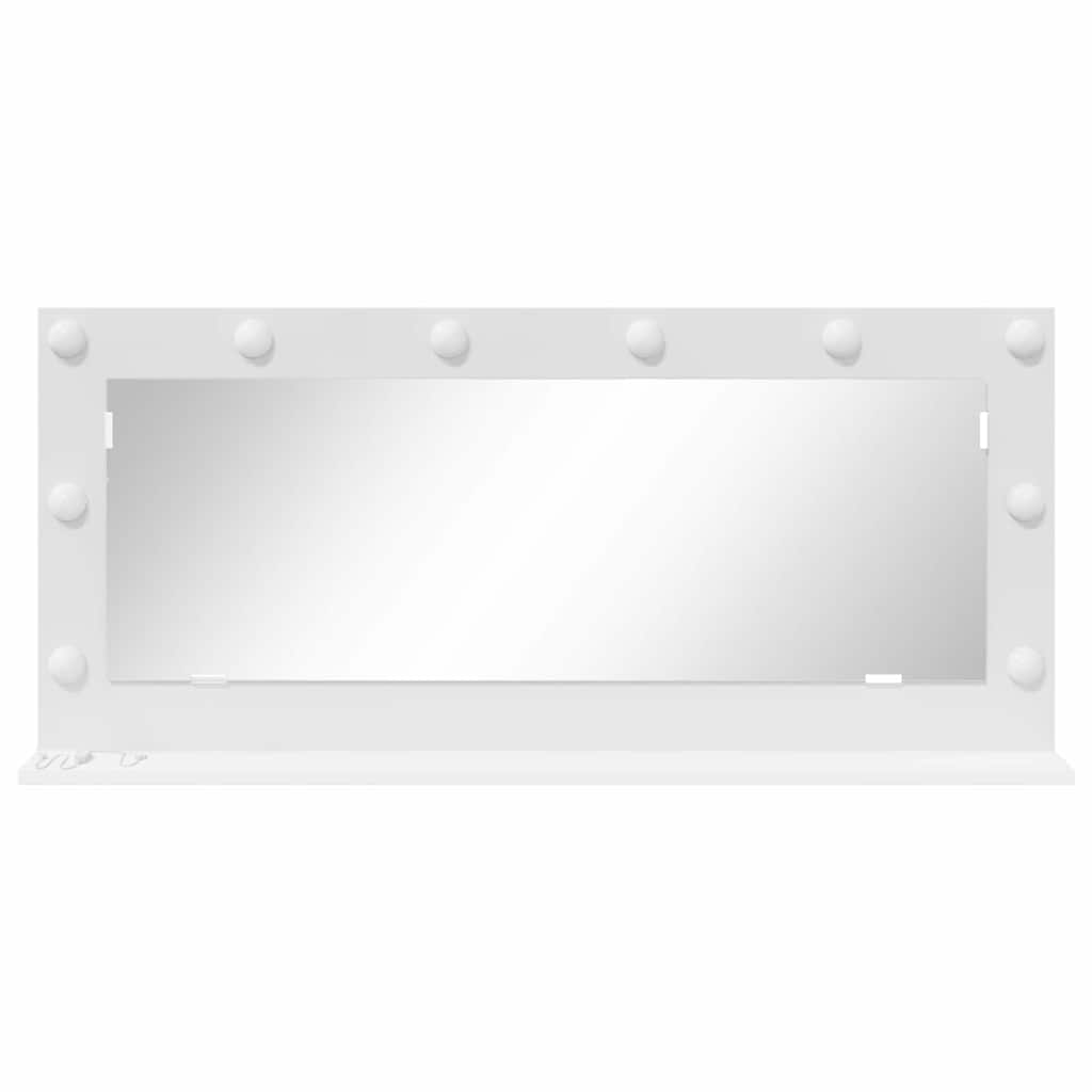 Espelho de Vaidade Retangular Branco 100 x 45 x 18 cm — foto 4