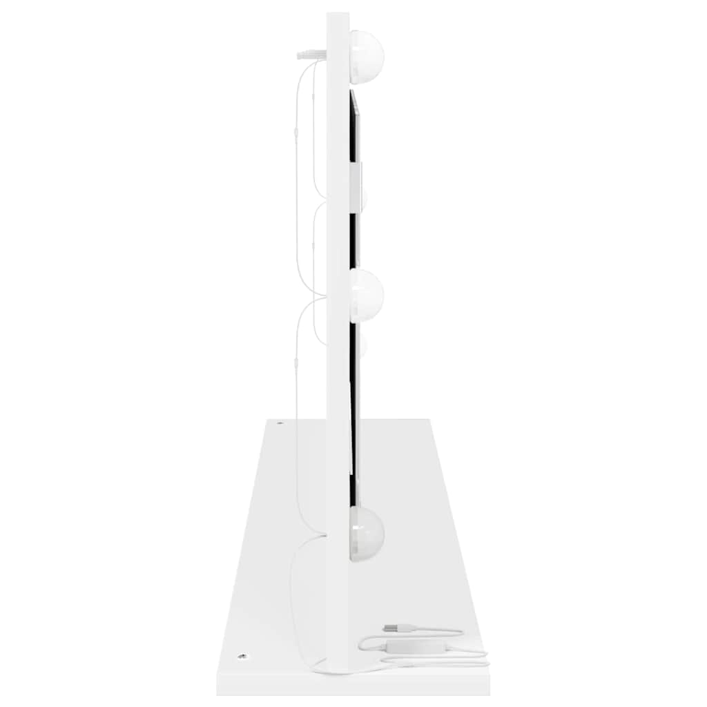 Espelho de Vaidade Retangular Branco 100 x 45 x 18 cm — foto 5
