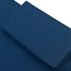 Espreguiçadeira com toldo e almofada azul — foto 5
