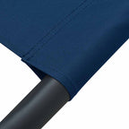 Espreguiçadeira com toldo e almofada azul — foto 6