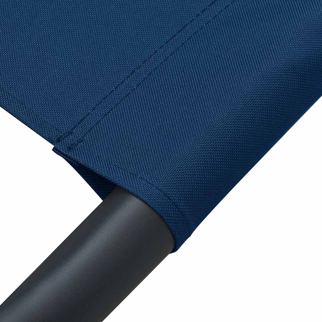 Espreguiçadeira com toldo e almofada azul — foto 6