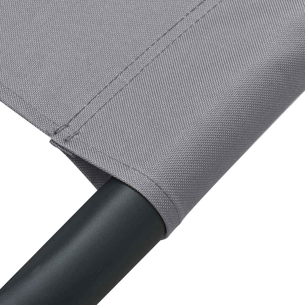 Espreguiçadeira com toldo e almofada cinzento — foto 5