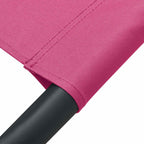 Espreguiçadeira com toldo e almofada rosa — foto 6