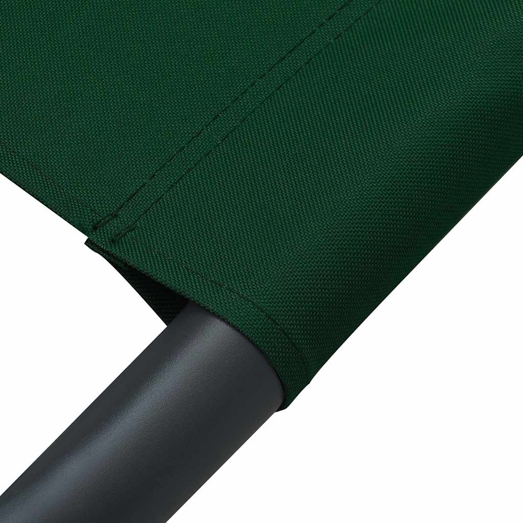 Espreguiçadeira com toldo e almofada verde — foto 6