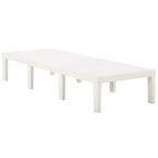 Espreguiçadeira plástico branco — foto 2