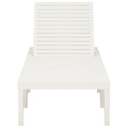 Espreguiçadeira plástico branco — foto 3