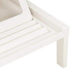 Espreguiçadeira plástico branco — foto 5