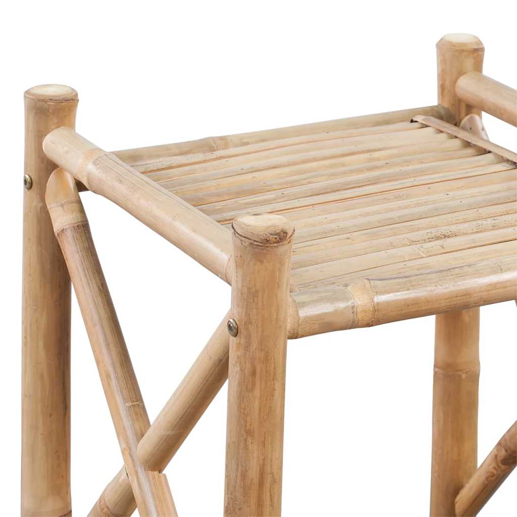 Estante de bambu quadrada com 4 prateleiras — foto 3