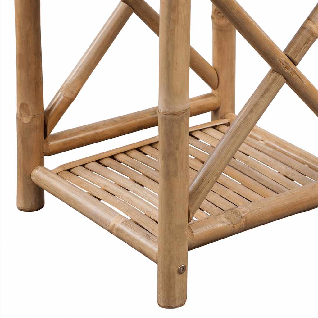 Estante de bambu quadrada com 4 prateleiras — foto 4