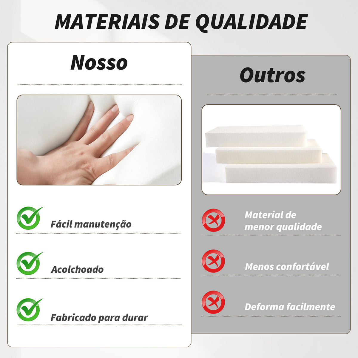 Poltrona de Sala de Estar Poltrona Estofada em PU com Estrutura de Madeira Almofadas Acolchoadas Espessas Poltrona de Leitura para Sala de Estar Quarto 63,5x83x105 cm Caqui e Madeira — foto 5