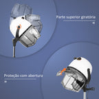 Secador de Cabelo de Coluna de Cabeleireiro com pé e viseira 1180 W potência — foto 4