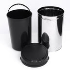Balde de Lixo Inteligente de Aço Inoxidável 30L com Sensor Infravermelho de Abertura Automática para Cozinha Dormitório Casa de Banho Ø30,5x51,5cm Prata e Preto — foto 7