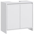 Móvel para Lavatório Pousar Móvel para Lavatório Moderno com Prateleira Anti-Tombo Carga 40 kg 60x30x60 cm Branco — foto 1