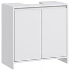Móvel para Lavatório Pousar Móvel para Lavatório Moderno com Prateleira Anti-Tombo Carga 40 kg 60x30x60 cm Branco — foto 1