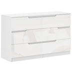 Cómoda com 6 Gavetas Cómoda de Dormitório Moderna com Sistema Anti-Tombo Cómoda para Sala de Estar Corredor 120x40x75 cm Branco — foto 1