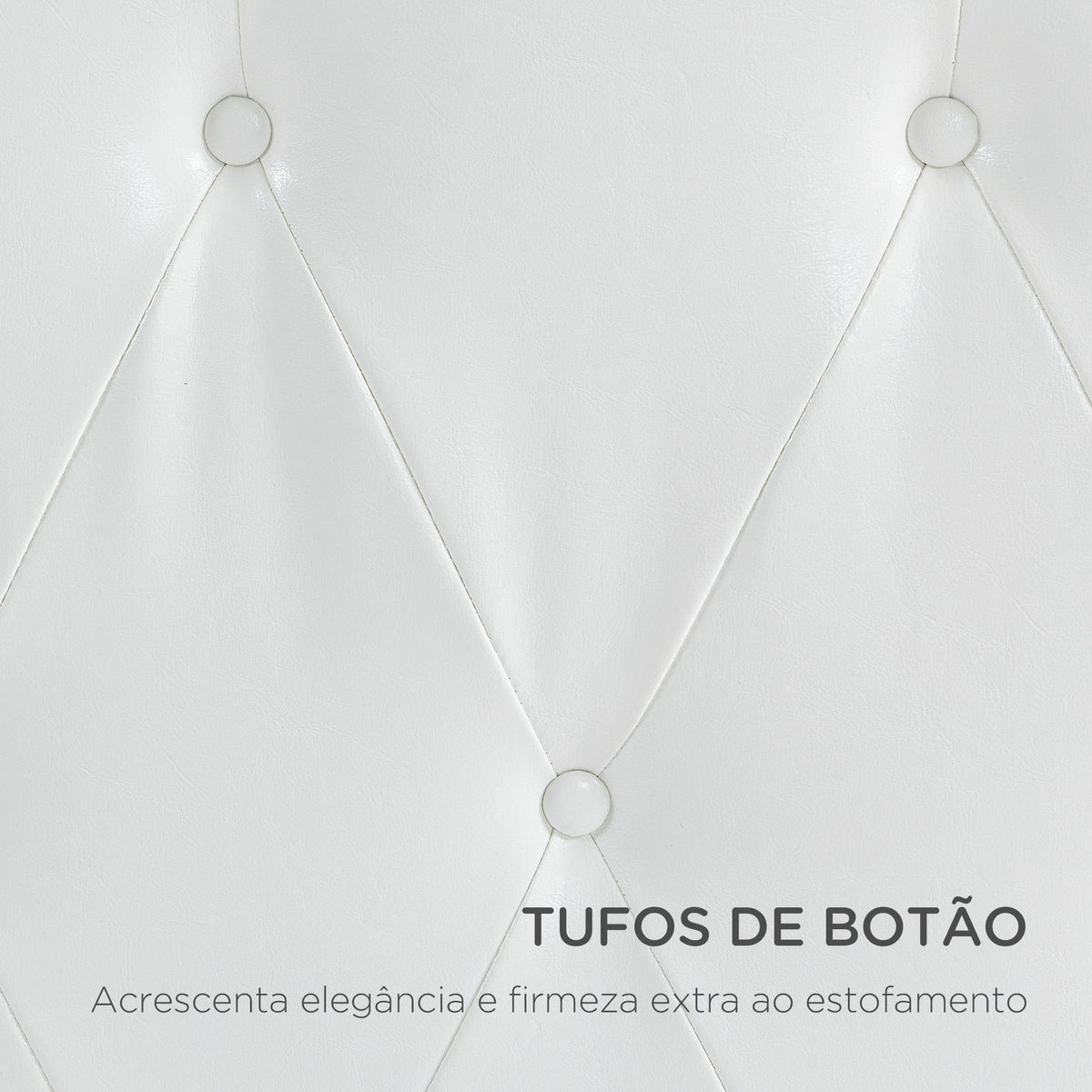 Cabeceira de Cama 160cm Cabeceira de Cama Estofada em Linho e Acolchoada 2 Formas de Uso Vertical ou Montado na Parede 160x7x120cm Branco — foto 5