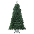Árvore de Natal 180 cm Árvore de Natal Artificial com 760 Ramos de Arame de Memória e Base Recolhível Árvore de Natal para Sala Verde — foto 1