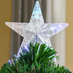 Árvore de Natal Artificial 90cm Árvore de Natal com 12 Luzes LED 3 Cores e 90 Ramos PVC Decoração de Natal Verde — foto 9