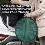 Conjunto de 4 Sacos para Resíduos de Jardim 86L Sacos para Resíduos Resistentes com Pegas Tampa com Fecho e Desenho Pop-Up Dobráveis e Reutilizáveis Ø47x50 cm Verde — foto 7