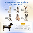 Sofá para Animais de Estimação Sofá para Cães Pequenos e Médios com Assento Acolchoado 74x48,5x31 cm Marrom — foto 4