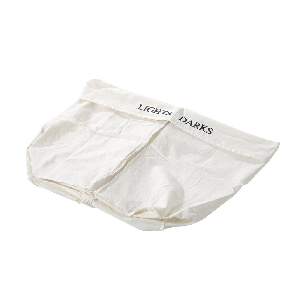 Cesto para Roupa Suja de Bambú Capacidade de 100L Cesta para Roupa Suja Retangular com Tampa Removível Bolsa com 2 Compartimentos 52x32x63cm Bambú — foto 8