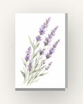 Lavanda · Quadro floral em aguarela — acabamento:slim