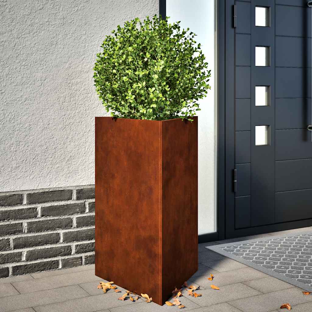 Garden Planters 2 pcs Triangular aço resistente às intempéries — foto 1