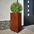 Garden Planters 2 pcs Triangular aço resistente às intempéries — foto 1