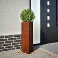 Garden Planters 2 pcs Triangular aço resistente às intempéries — foto 1