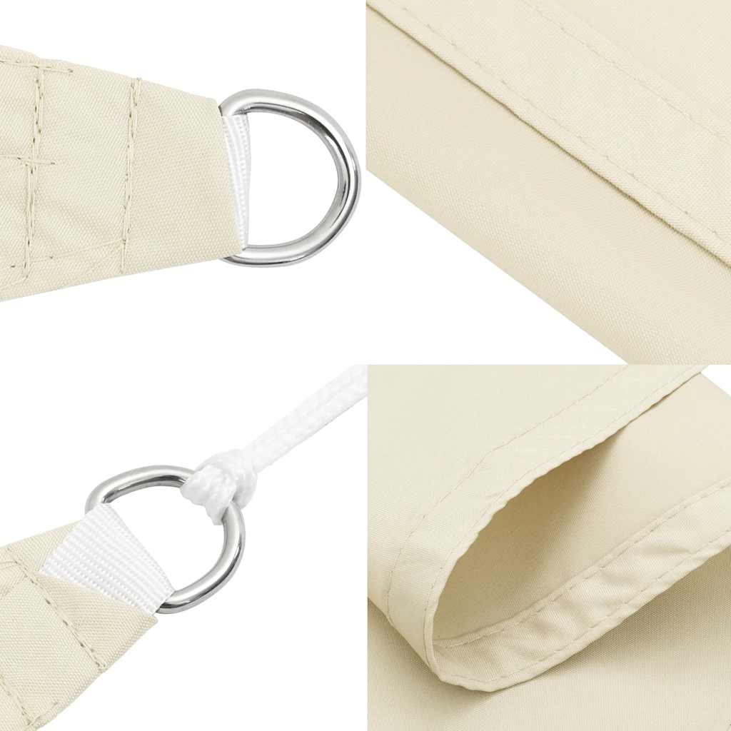 Guarda-Sol tecido Oxford retangular 4 x 6 m creme — foto 5