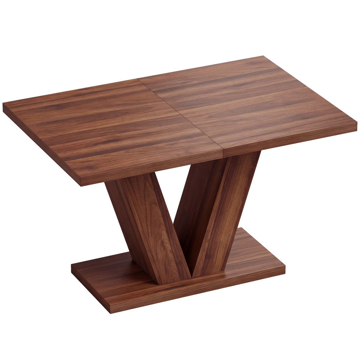 Mesa de Jantar Retangular para 4 Pessoas 120x80 cm Nogueira — foto 1