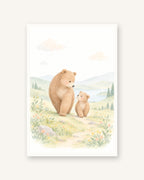 Ursos · Quadro infantil — acabamento:poster