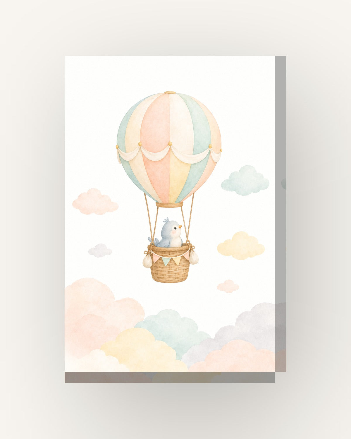 Balão · Quadro infantil — acabamento:slim
