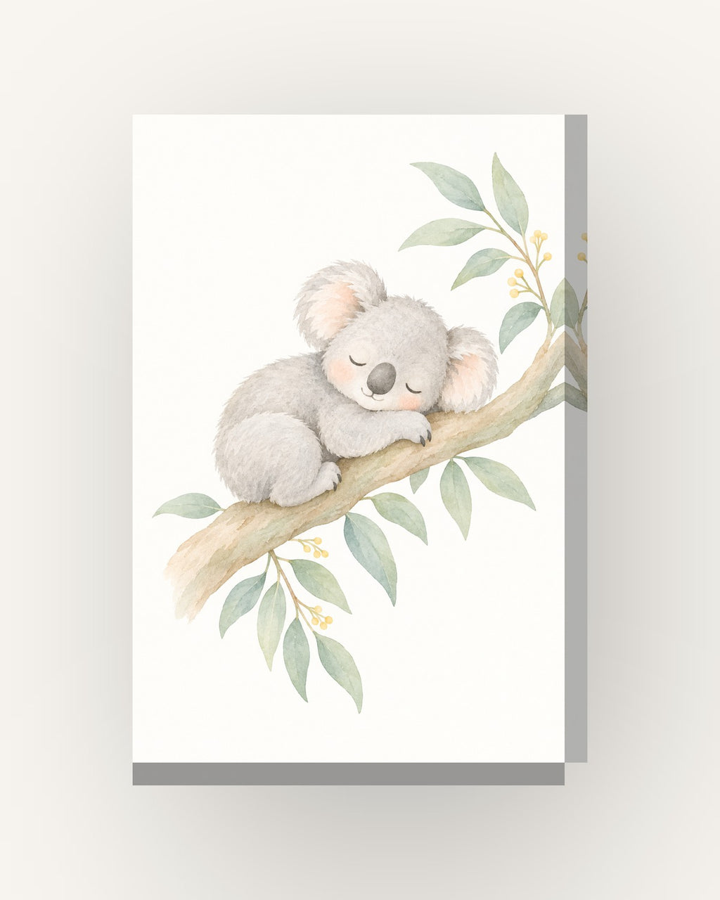 Koala · Quadro infantil — acabamento:slim