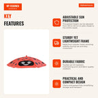 Ensemble Table et Chaises de Jardin Ensemble Pique-nique pour Enfants Outsunny — Infografia EN (vantagens)