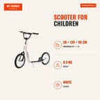 Scooter for Children 5+ and Teens with Adjustable Handlebar — Infografia EN (medidas)