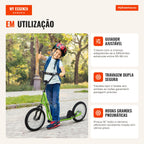 Scooter for Kids 5+ and Teens with Adjustable Handlebar | HOMCOM — Infografia PT (detalhe)