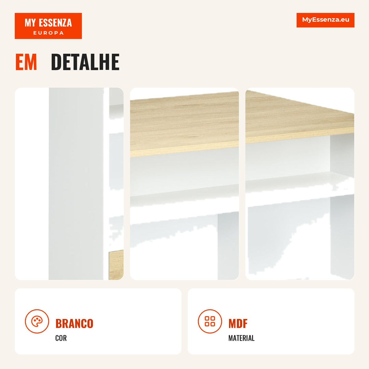 Extendable High Table with Foldable Side Bistro Table with Storage Compartments and 1 Door for Kitchen Dining Room 116x7 — Infografia PT (detalhe)