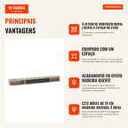 Móvel de TV Suspenso Móvel de TV para TV até 75 Polegadas (190,5 cm) Gaveta Rebatível 2 Prateleiras 180x24x16 cm Madeira — Infografia PT (vantagens)