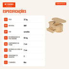 Mesa de Centro com Tampo Elevatório Oval Compartimento Oculto Gaveta Canelada Portas de Correr e Armários 100x50x40 cm C — Infografia PT (especificações)