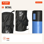 Professional Punching Bag with 8 oz Gloves, Hook and Storage Bag Ø25x102 cm Blue — Infografia EN (detalhe)