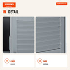 Armario de Baño de Pared con 3 Estantes de Almacenamiento y Puerta Mueble Baño con Estante Ajustable 42 x 16,5 x 70 cm — Infografia EN (detalhe)