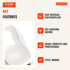 Dami Office Chair — White — Infografia EN (vantagens)