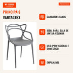 Power Chair — Dark Grey — Infografia PT (vantagens)